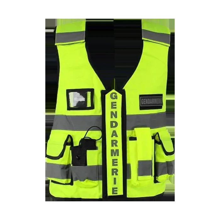 Gilet haute visibilité gendarmerie Jaune