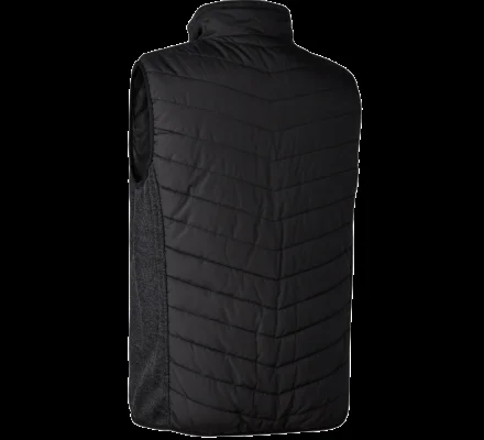 Gilet matelassage et tricot Moor noir DEERHUNTER – Image 2