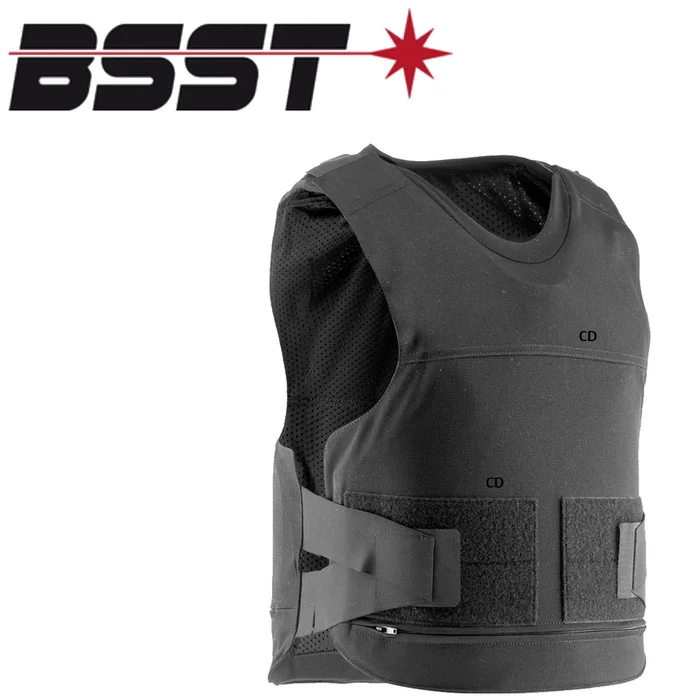 GILET PARE BALLES PORT DISCRET NOIR