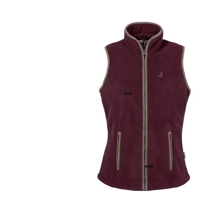 Gilet Polaire Femme Percussion Scotland Bordeaux