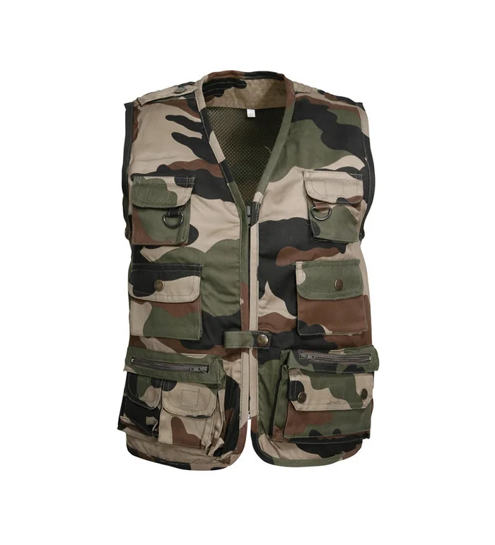 Gilet reporter enfant camo