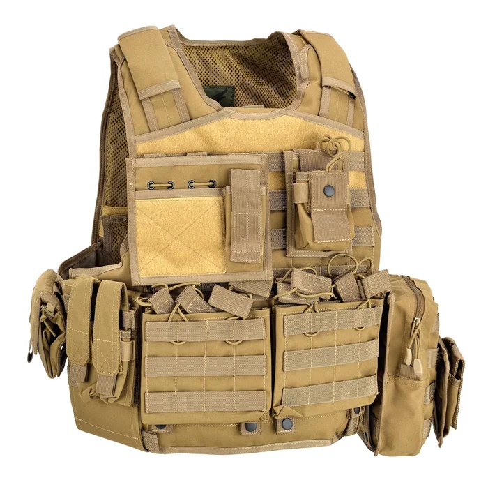 Gilet Tactique Carrier Full Set Tan – Defcon 5