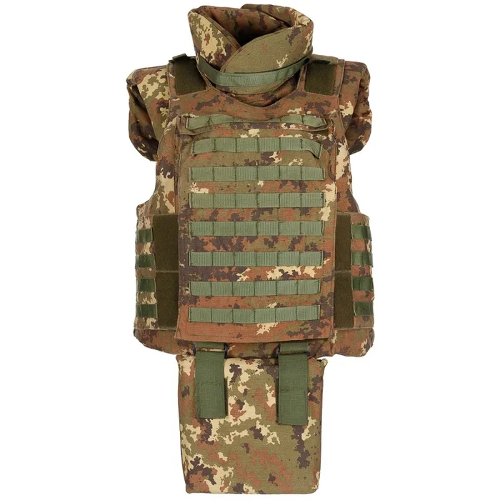 Gilet tactique Porte-Plaques Armée Italienne avec Inserts Balistiques