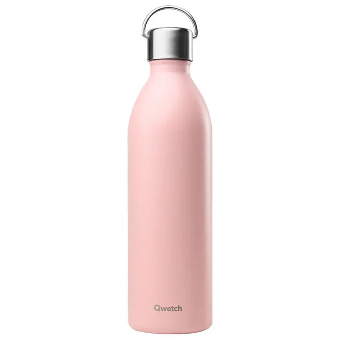 Gourde Qwetch Active 1L Matt Pastel Rose