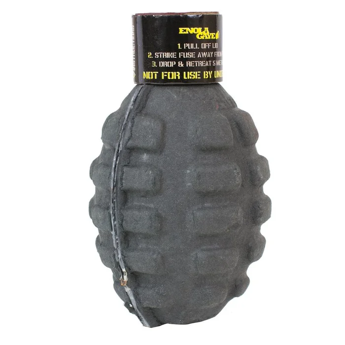 Grenade Enola Gaye EG67 – Bille à Grattoir 2ème Génération – Effet Fumigène Puissant – Sécurité et Réalisme pour Entrainement