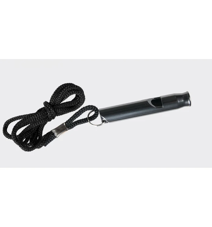 GW-SUR-AL-01 – Helikon Tex Sifflet de survie aluminium noir