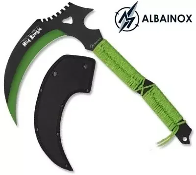 Hachette Zombie faux 37cm full tang acier ALBAINOX