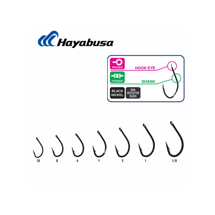 HAMECONS HAYABUSA CARPE H.BIL 288 BLACK NICKEL PAR 10