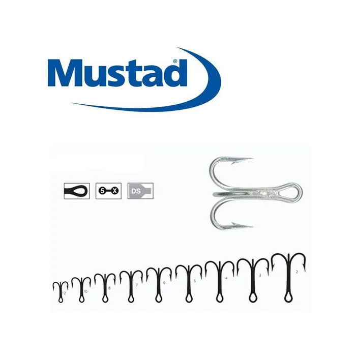 HAMECONS MUSTAD TRIPLE 9430-DS PAR 3