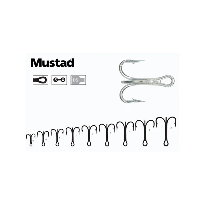 HAMECONS MUSTAD TRIPLE 9430-DS PAR 50