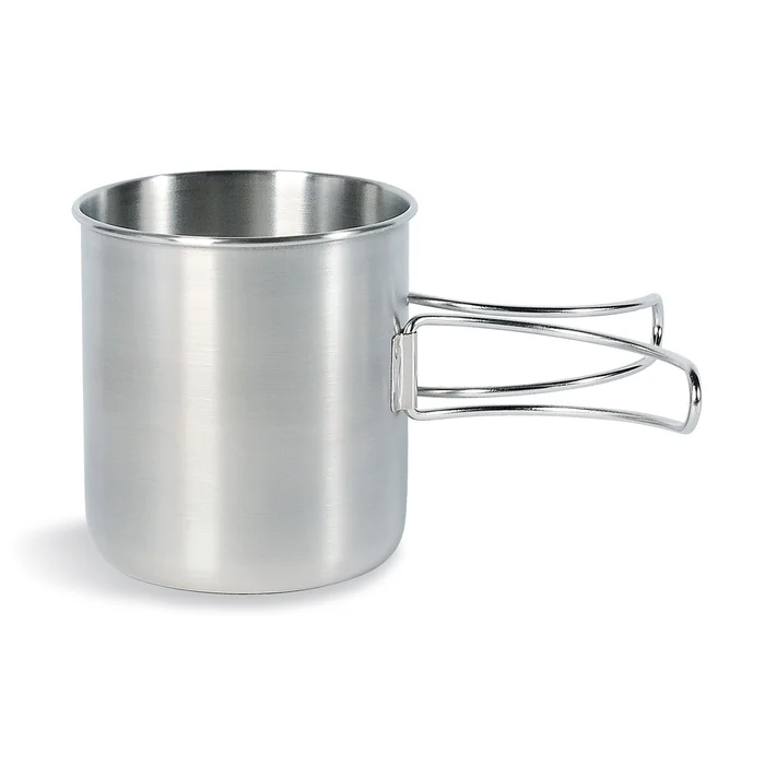HANDLE MUG – Tasse graduée avec poignée pliante Tatonka – 600ml – Acier inox
