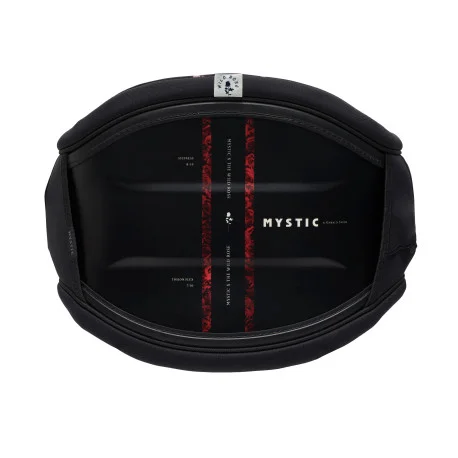 Harnais Kitesurf CeintureMystic Majestic OS Waist Harness – black/red 2024