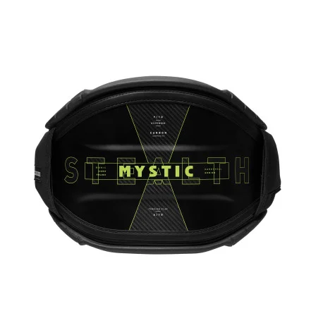Harnais Kitesurf CeintureMystic Stealth Waist Harness – Black / Lime 2025