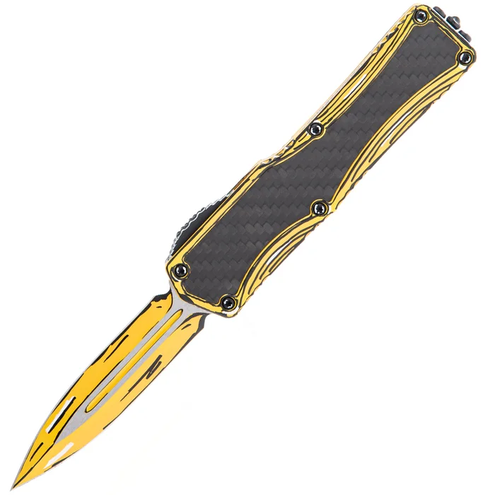 Heretic Knives Colossus D/E Cel Shadding Yellow CF