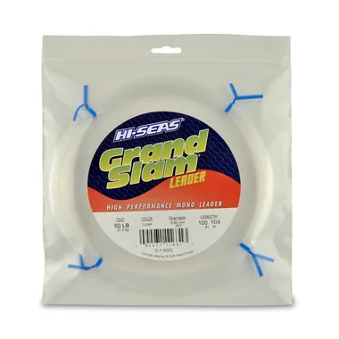 Hi Seas – Grand Slam Monofilament Leader – Clear – 100yd Coil