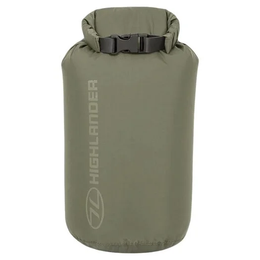 Highlander Drybag résistant à l’eau Lightweight V2, 4L, vert ranger