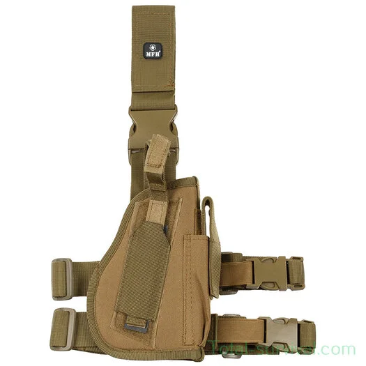 Holster de jambe MFH, gauche, coyote tan