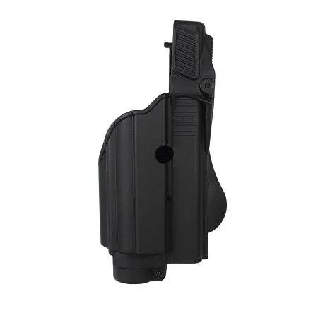 Holster Glock 17/19/22/23/25/31/32 + Lampe TLR 1/2 – Niveau 2 – Droitier – Noir