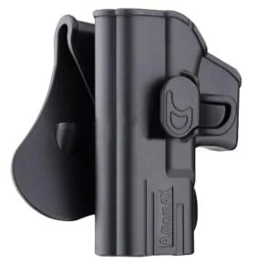 HOLSTER RIGIDE AMOMAX G2 GAUCHER GLOCK NOIR