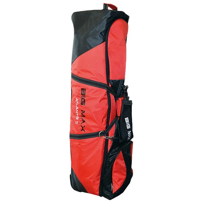 Housse de voyage de sacs de golf Big Max Atlantis Travel Cover Rouge Noir