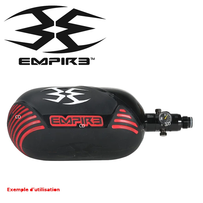 HOUSSE POUR BOUTEILLE EMPIRE EXALT NOIRE ET ROUGE