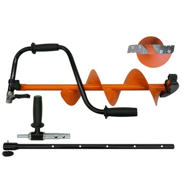 HT – Kit de tarière à glace de qualité supérieure Siberian Tiger Hardcore Ice Gear – 6″