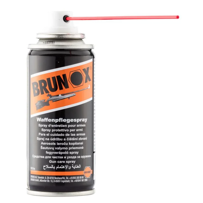 Huile Gun Care Spray Brunox – Pulvérisateur 100 ml – Protection et Entretien Optimaux des Armes