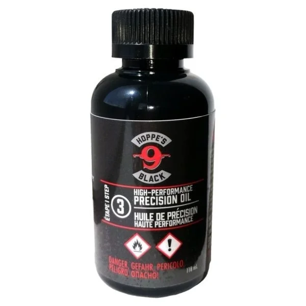 Huile nettoyante Hoppe’s Black pour arme – 120 ml