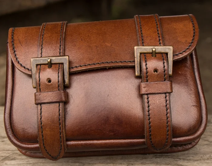 IF-101663 – LARP EPIC ARMORY Sac en cuir Warrior, medium, Marron