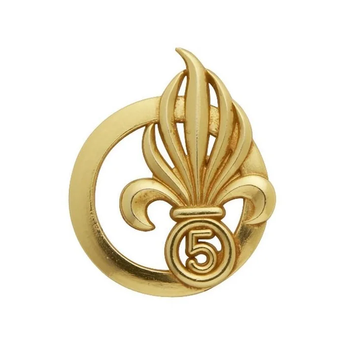 Insigne de béret Or LÉGION 5E REI