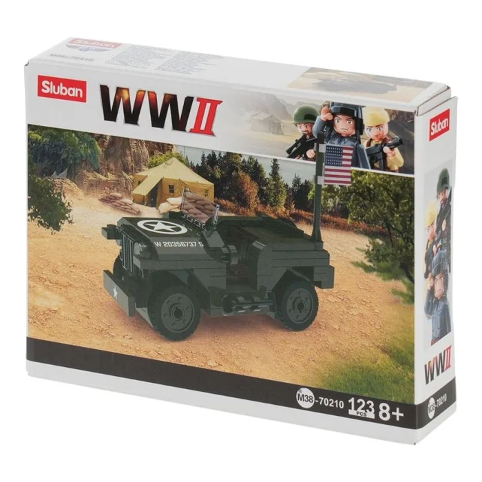 Jeep US ARMY Seconde Guerre Mondiale SLUBAN