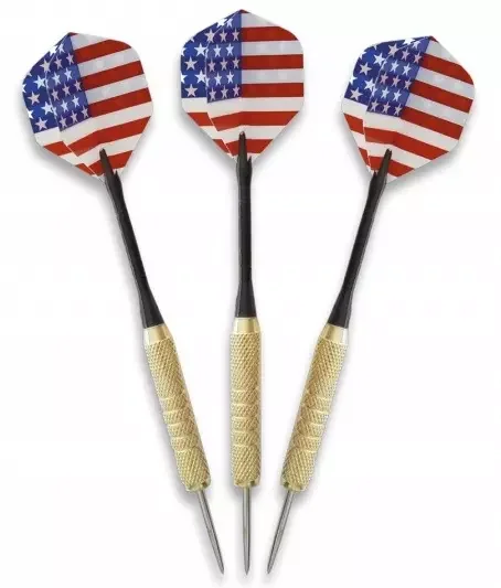 Jeu 3 fléchettes USA – Fléchette pointe acier inox