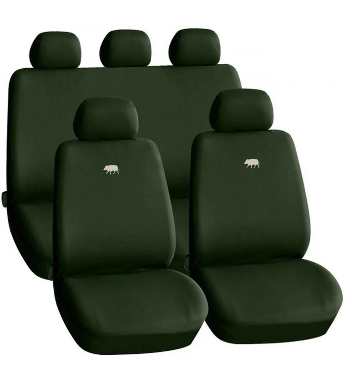 Jeu complet de housses sanglier pour siège de voiture