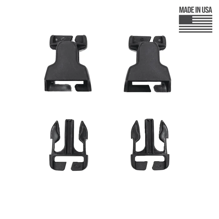 Jeu de 2 boucles fastex MOLLE – Noir