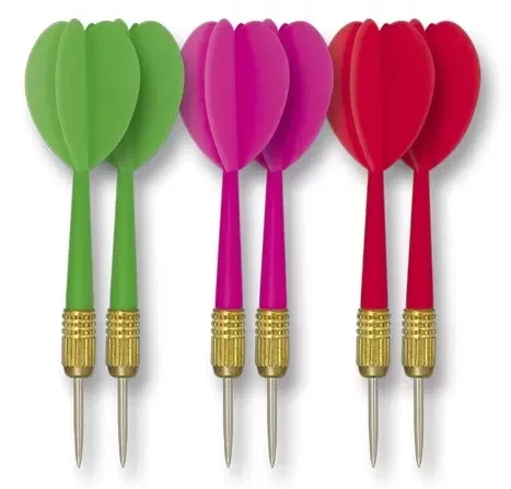Jeu de 6 fléchettes – Fléchette pointe acier inox