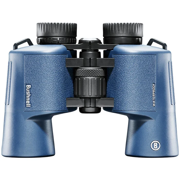 Jumelles Bushnell H2O 12×42 mm – Bleu foncé Porro WP/FP avec œilletons Twist Up – Image 3