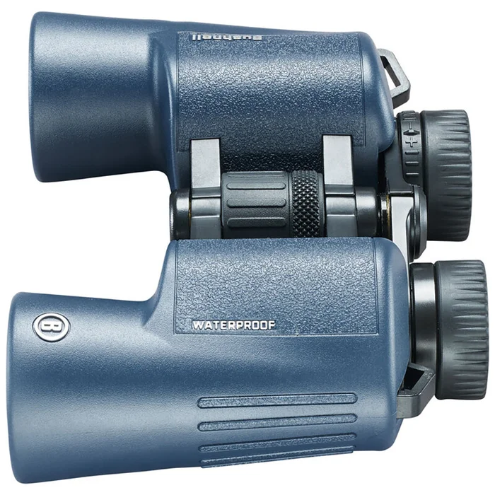 Jumelles Bushnell H2O 12×42 mm – Bleu foncé Porro WP/FP avec œilletons Twist Up – Image 4