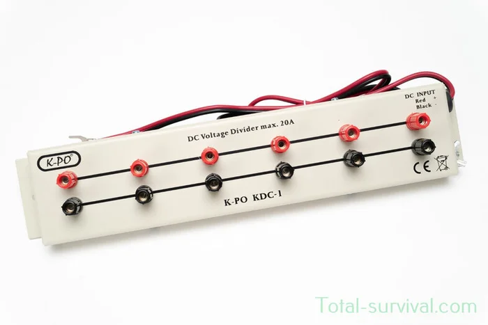 K-PO KDC-1 6-way DC-DC junction box, 12-13,8V max 20A