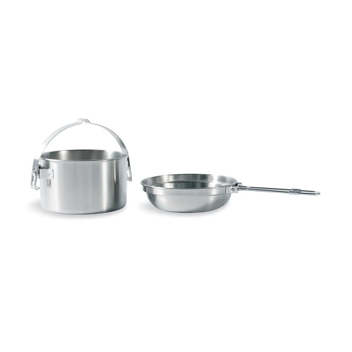 KETTLE – Casserole avec poêle intégré Tatonka – 1L – Acier inox