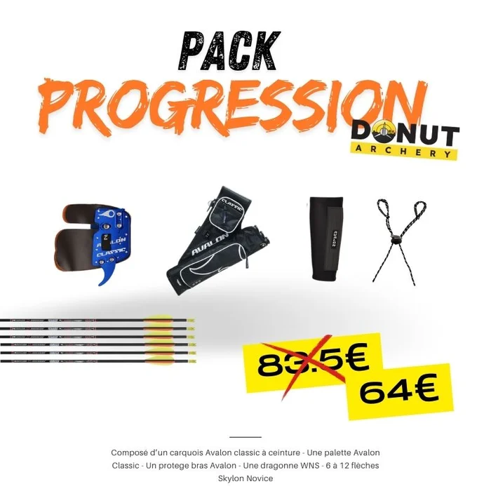 Kit d&rsquo;équipements Progression Donut Archery