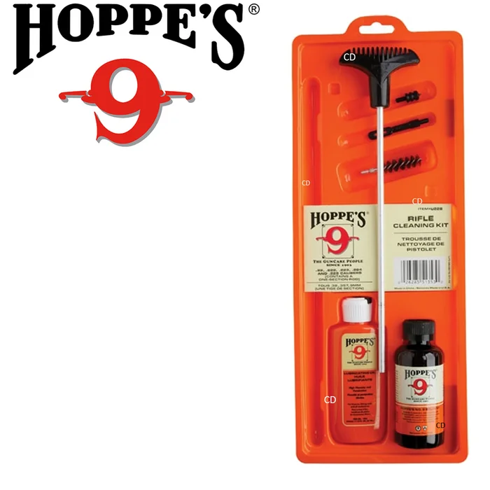 Kit De Nettoyage Hoppe&rsquo;s Pour Pistolet .38, .357 Et 9mm