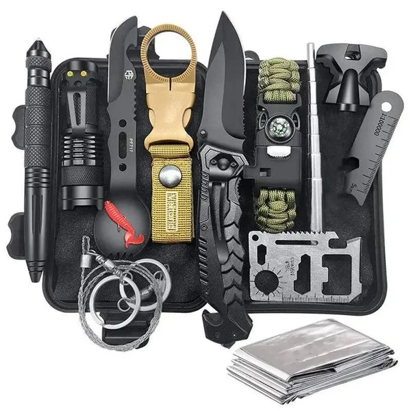 KIT DE SURVIE – KIT D’URGENCE 12 EN 1