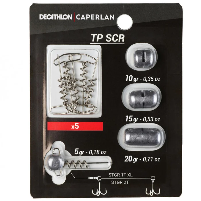 Kit Tete Plombee Caperlan Leurre Brochet TP Screw