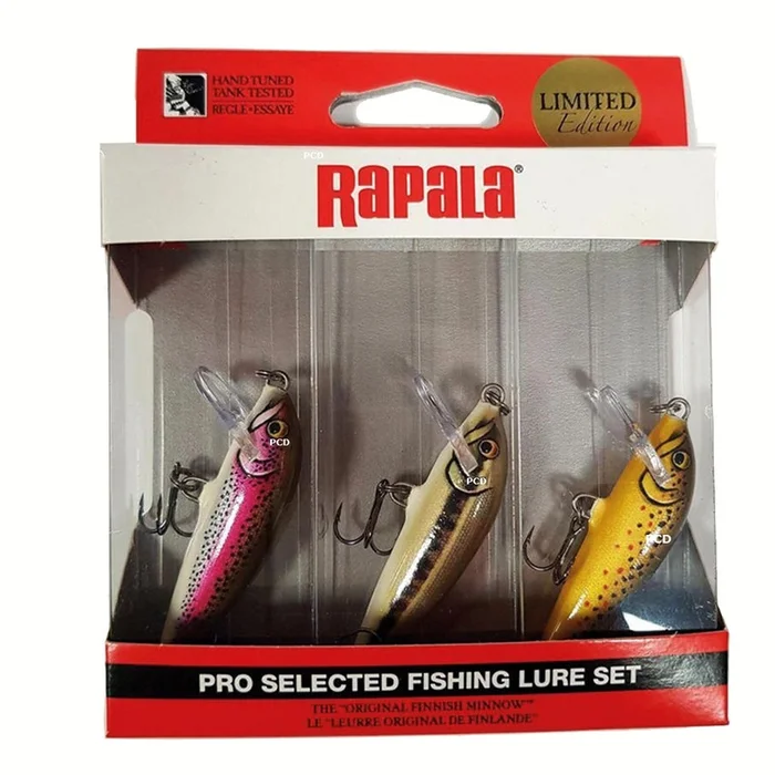 Kit Truite Rapala Artistic Countdown 5cm 3 Leurres