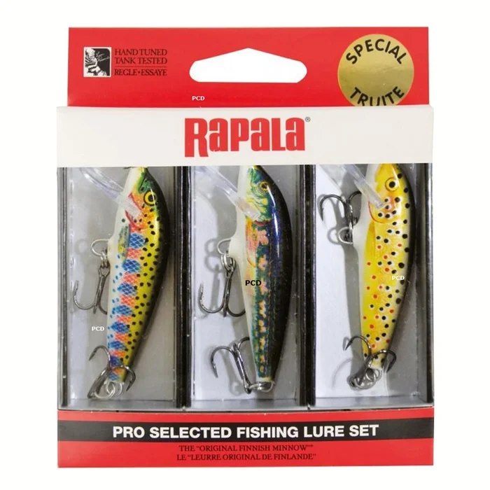 Kit Truite Rapala Countdown 5cm 3 Leurres