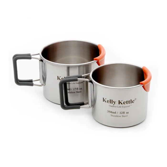 KK50040 – KELLY KETTLE Set x2 Quarts Inox 350 et 500mL