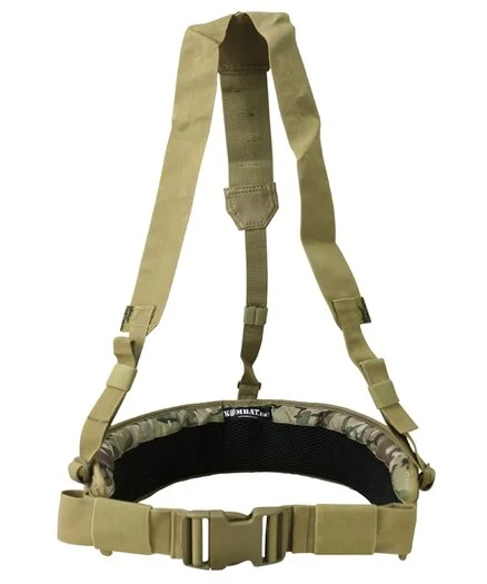 Kombat tactical Ceinture de combat Molle avec harnais, BTP Multicam
