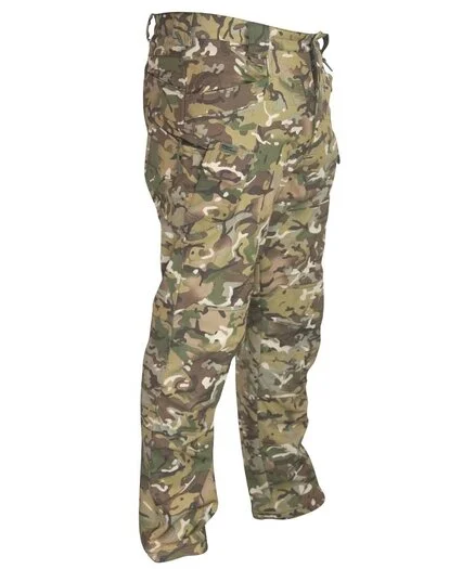 Kombat tactical pantalon de combat softshell Patriot, doublure polaire, BTP Multicam