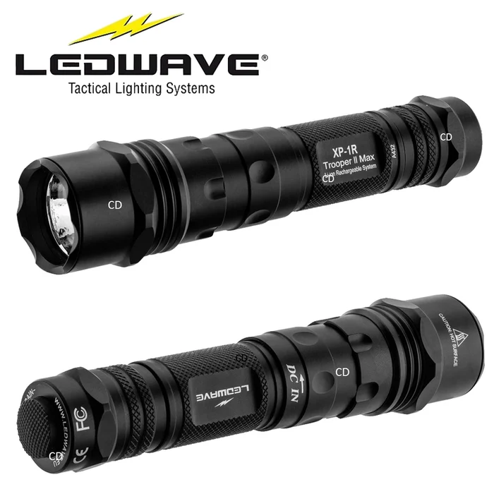 LAMPE LEDWAVE RECHARGEABLE XP-R1 TROPPER II MAX 650 LUMENS