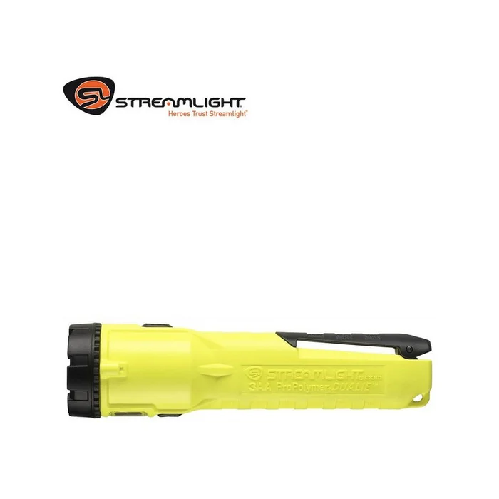 LAMPE STREAMLIGHT PROPOLYMER DUALIE 3AA JAUNE